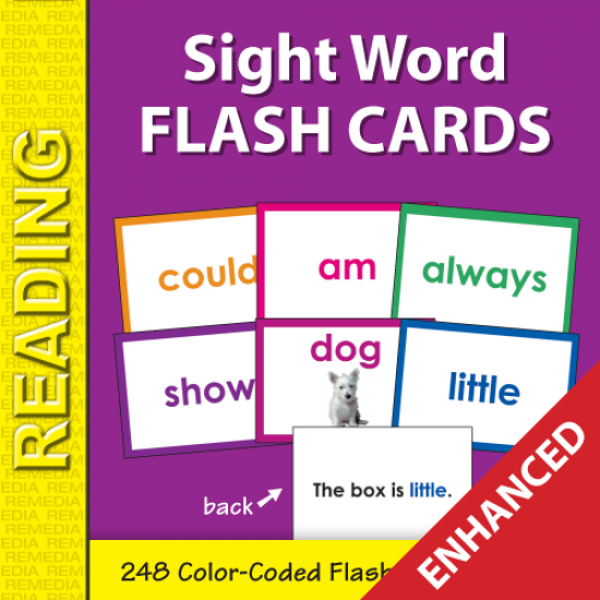 Sight Words Flash Cards (Enhanced)