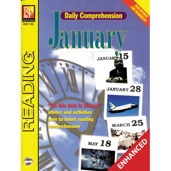 Daily Comprehension: January (Enhanced eBook)