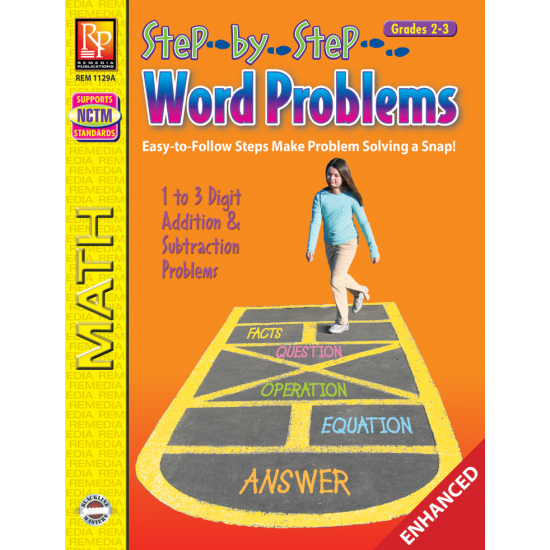 Step-by-Step Word Problems - Grades 2-3 (Enhanced eBook)