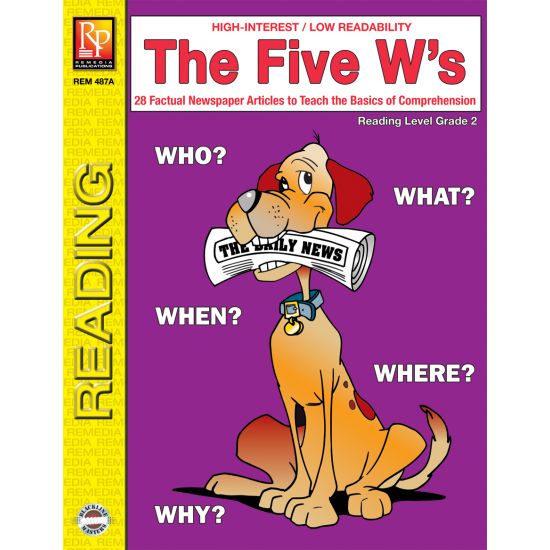 The Five W's - Reading Level 2 (eBook)
