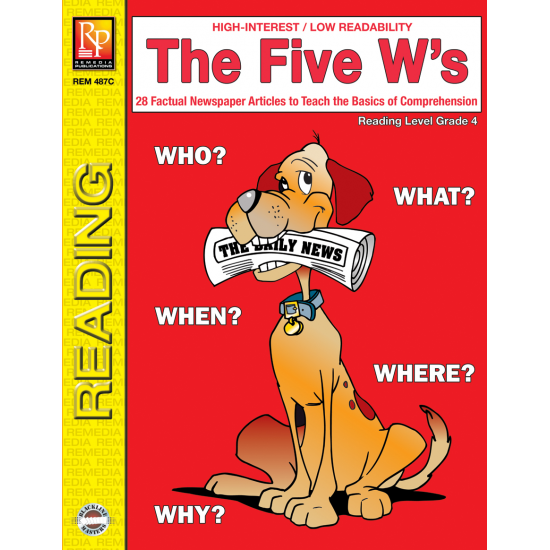 The Five W's - Reading Level 4 (eBook)
