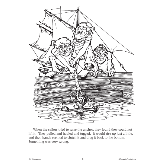 Old Stormalong: Read & Color (Enhanced eBook)