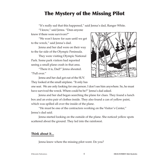 High-Interest Mini Mysteries: Featuring Jenna & Ranger White (Enhanced eBook)