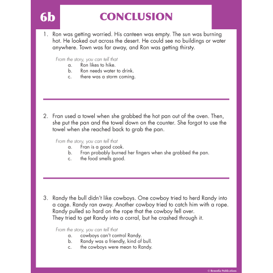 DRAWING CONCLUSIONS RED LEVEL READING LEVEL 2.0-3.5 FLASH CARDS EDUPRESS 