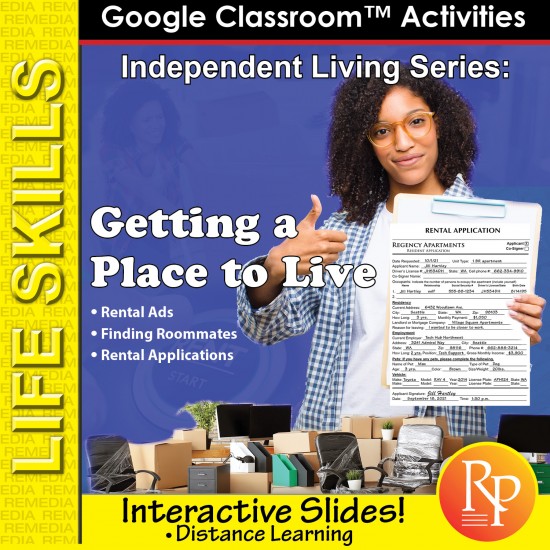 GOOGLE SLIDES: Life Skills - Independent Living - Getting A Place To Live