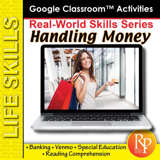 Google Slides HANDLING MONEY: Reading Comprehension, Life Skills, Banking, Venmo