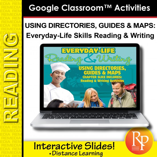 Google Slides: Using Directories, Guides, and Maps - Everyday-Life Reading and Writing