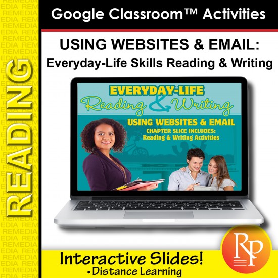 Google Slides: Using Websites and Emails - Everyday-Life Reading & Writing Practice