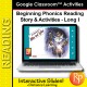 Beginning Phonics Reading - Story & Activities Google Classroom Slides Long i