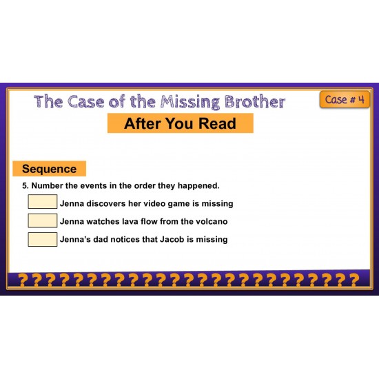 Mini Mysteries & Scaffolded Reading Activities (Cases 4-6) Google Slides