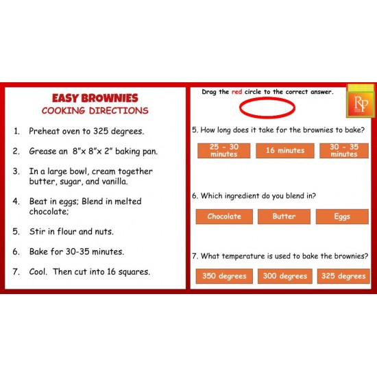 Recipe Comprehension Bundle: Life Skills - Cooking Activities (eBook 3-set)