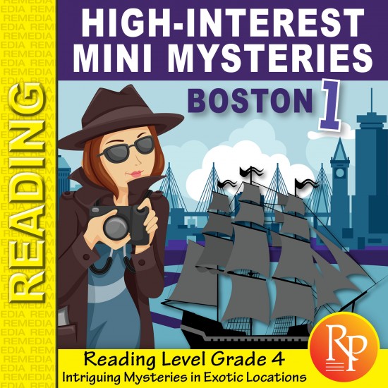 High-Interest Mini Mysteries: Boston - Level 1