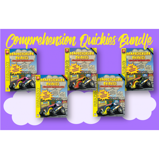 Comprehension Quickies - Classroom Differentiation Bundle Reading Level 1-5 (Bundle)
