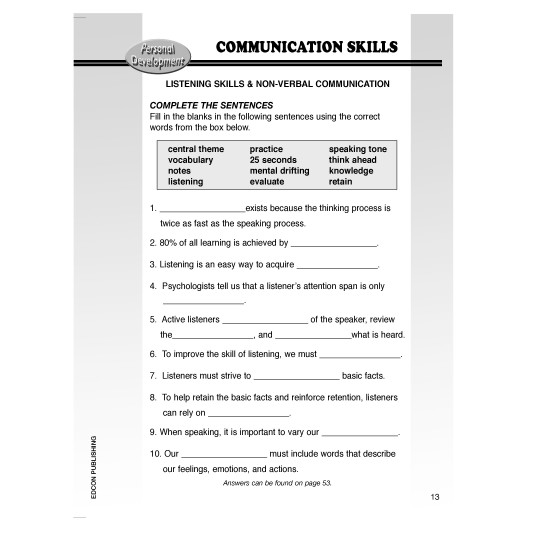 Getting A Job: Life Skill Activities | Interviewing | Communicating | Activities