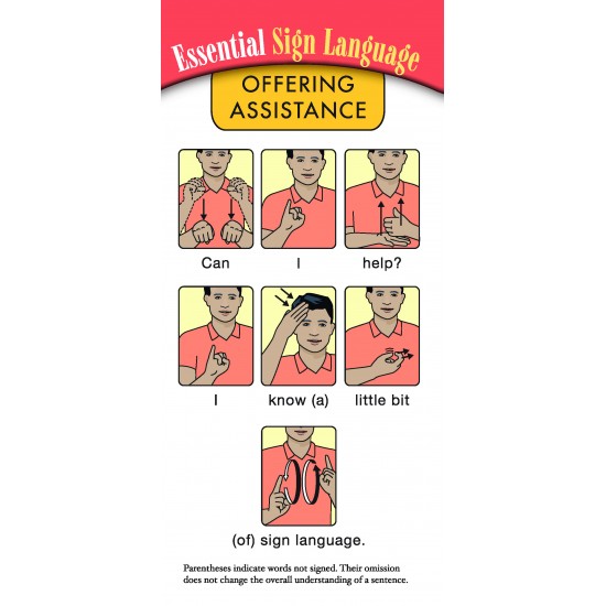 Essential Sign Language: Handy Quick Reference Card | ASL | Everyday Life